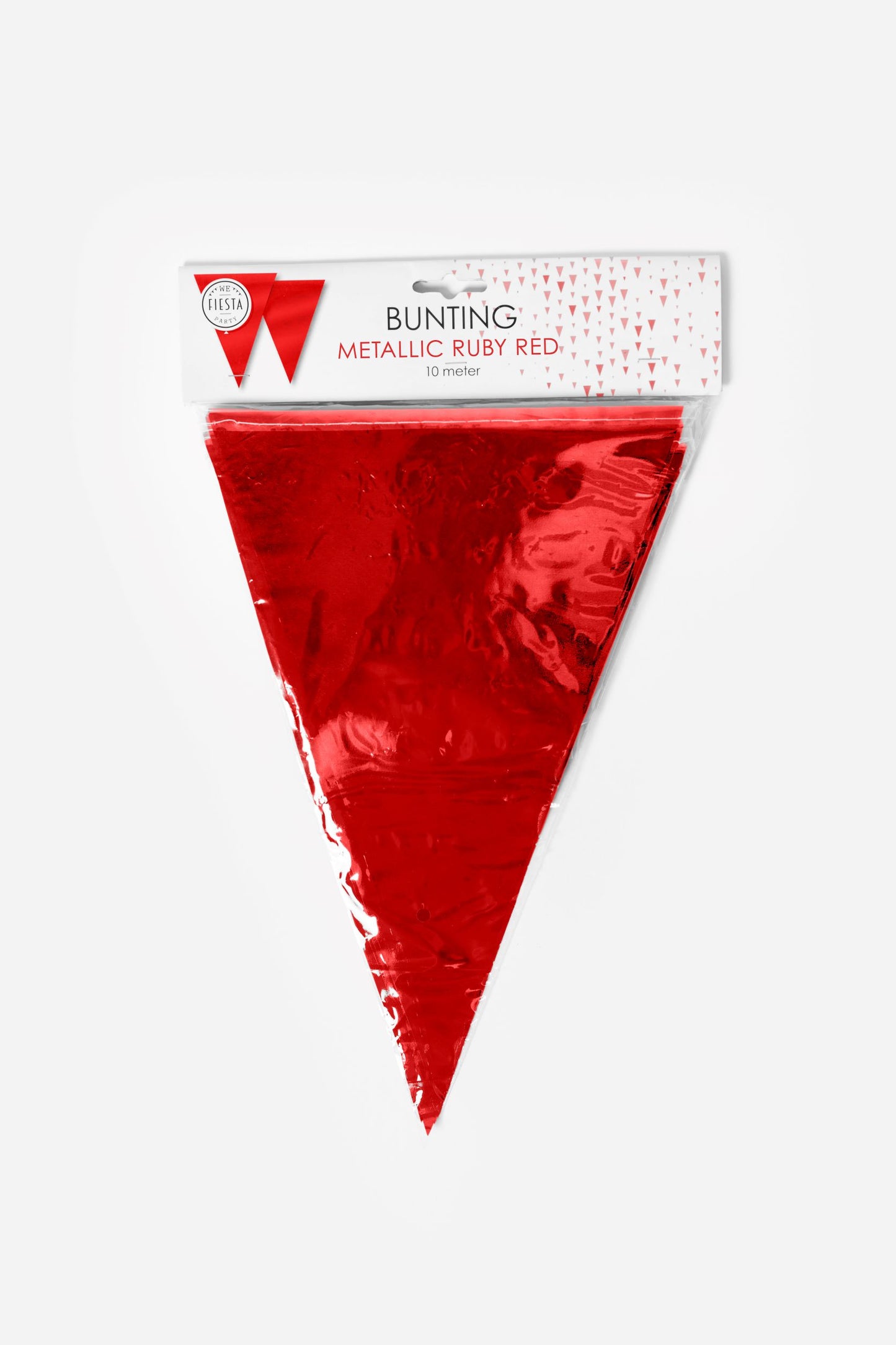 Vlaggenlijn Metallic Rood 10m