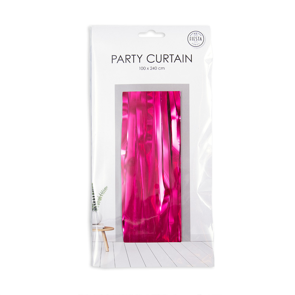 Deurgordijn 1x2,4m Roze