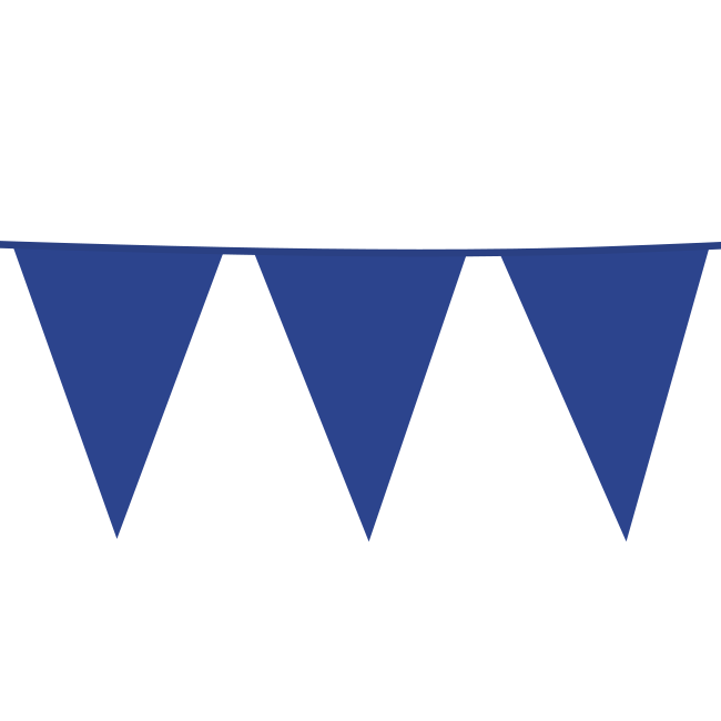 Giga Vlaggenlijn Blauw 10m