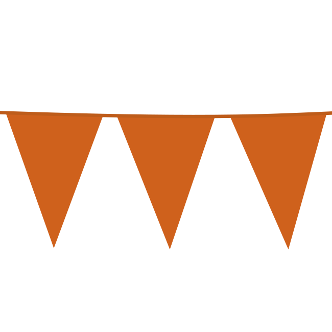 Giga Vlaggenlijn Oranje 10m