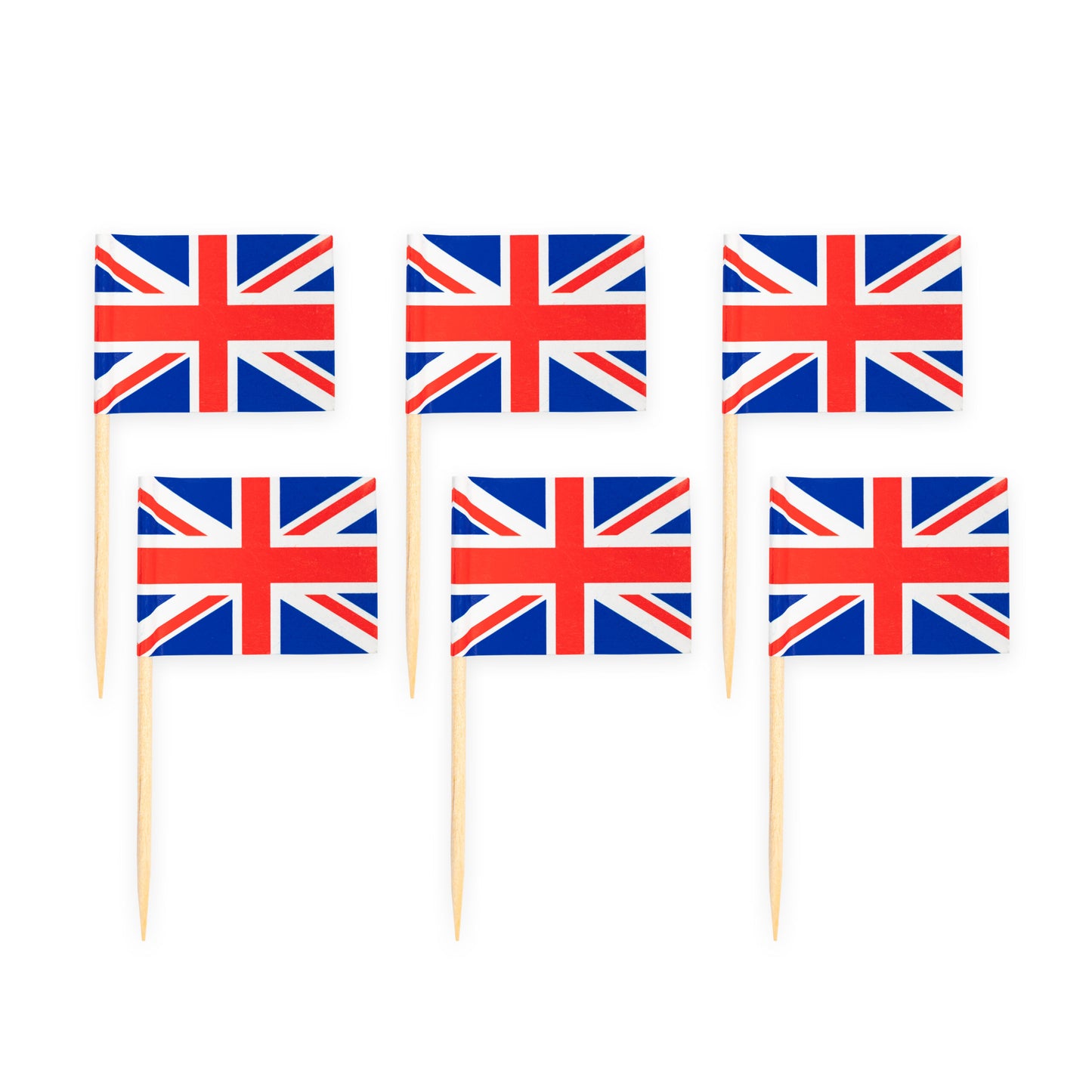 50x Prikkers Engelse vlag (Union Jack