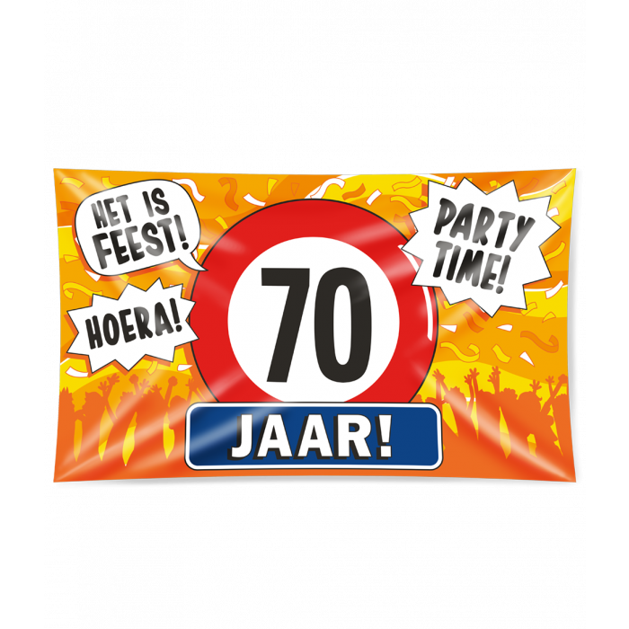 XXL Gevalvlag - 70 Jaar