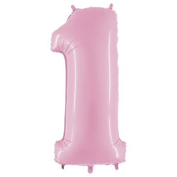Folieballon nmr. 1 - Kleuren selecteerbaar