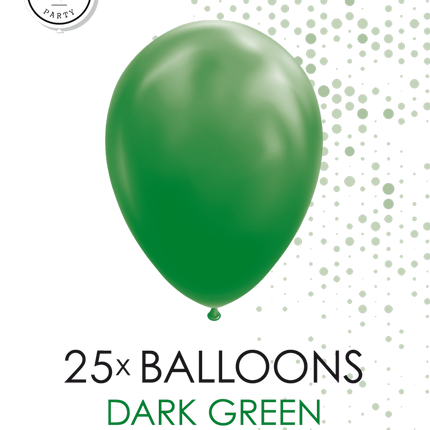 25 Ballonnen 12″ Donker groen