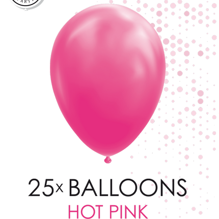 25 Ballonnen 12″ Donker Roze