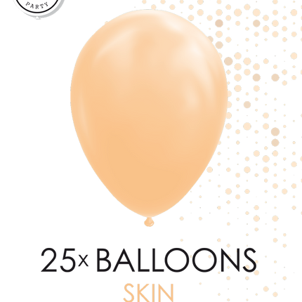 25 Ballonnen 12″ Skin