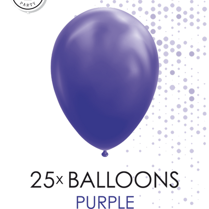25 Ballonnen 12″ Paars