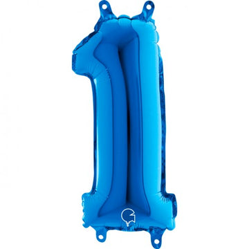 Folieballon nmr. 1 - Kleuren selecteerbaar