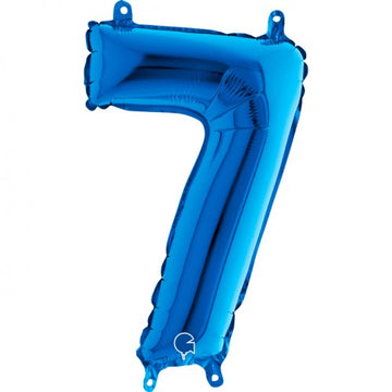 Folieballon nmr. 7 - Kleuren selecteerbaar