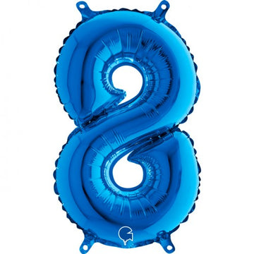Folieballon nmr. 8 - Kleuren selecteerbaar