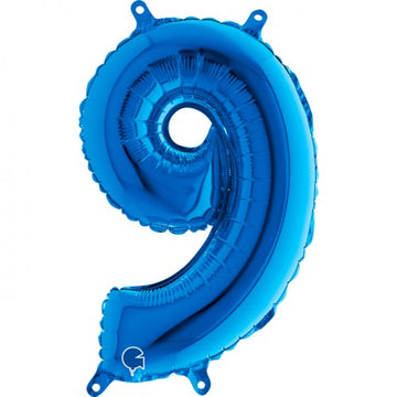 Folieballon nmr. 9 - Kleuren selecteerbaar