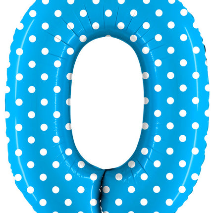 Folieballon nmr. 0 - Kleuren selecteerbaar