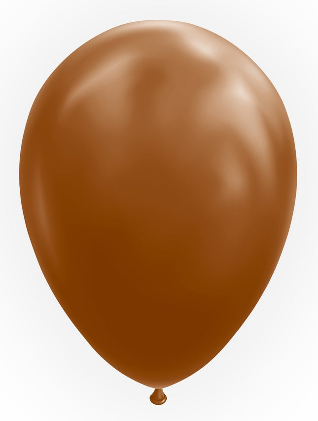 25 Ballonnen 12″ Bruin
