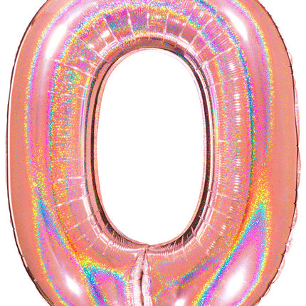 Folieballon nmr. 0 - Kleuren selecteerbaar