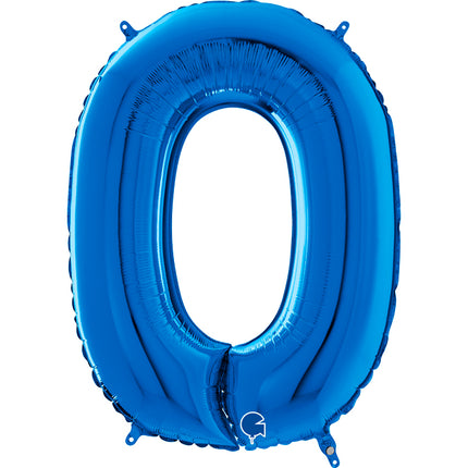 Folieballon nmr. 0 - Kleuren selecteerbaar