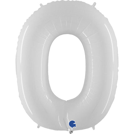 Folieballon nmr. 0 - Kleuren selecteerbaar