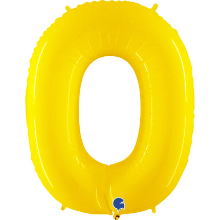 Folieballon nmr. 0 - Kleuren selecteerbaar
