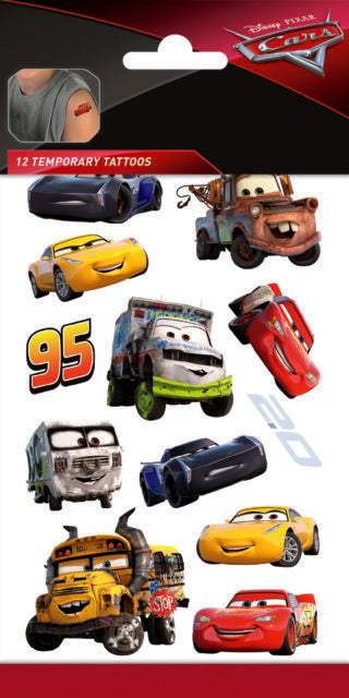 12x Plak Tattoos Cars