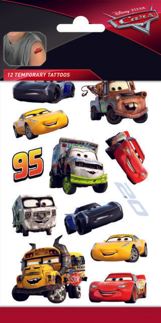 12x Plak Tattoos Cars