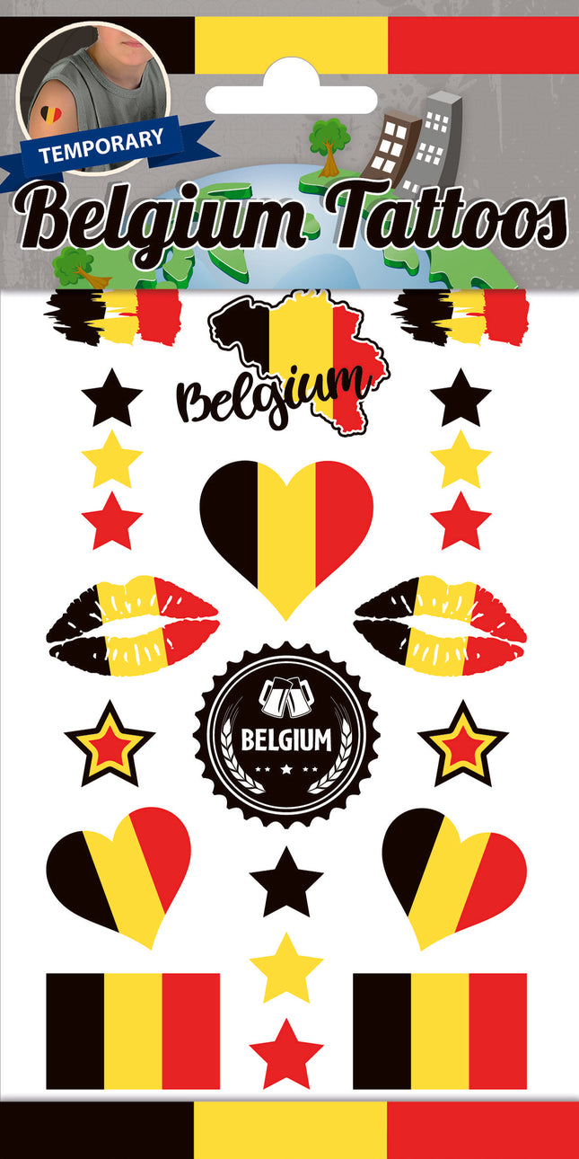 12x Plak Tattoo België