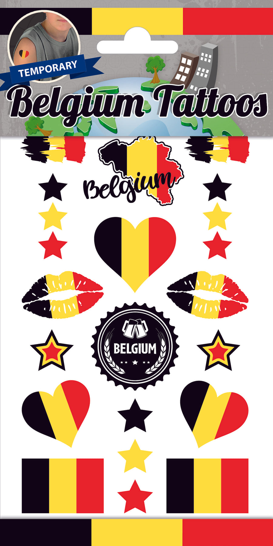12x Plak Tattoo België