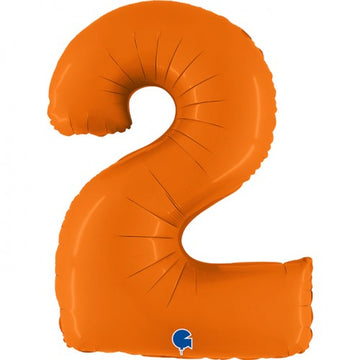 Folieballon nmr. 2 - Kleuren selecteerbaar