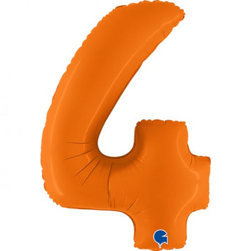Folieballon nmr. 4 - Kleuren selecteerbaar