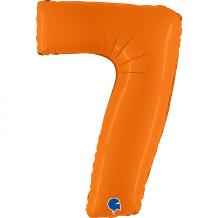 Folieballon nmr. 7 - Kleuren selecteerbaar