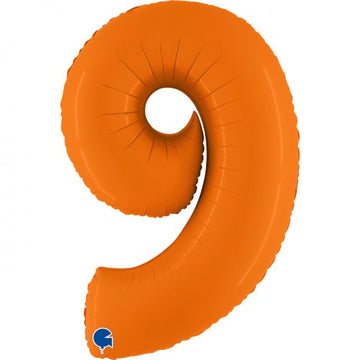 Folieballon nmr. 9 - Kleuren selecteerbaar
