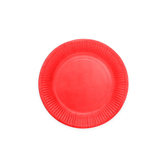 8 papieren Bordjes FSC – Rood