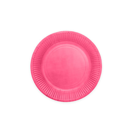 8 papieren Bordjes FSC – Fel roze
