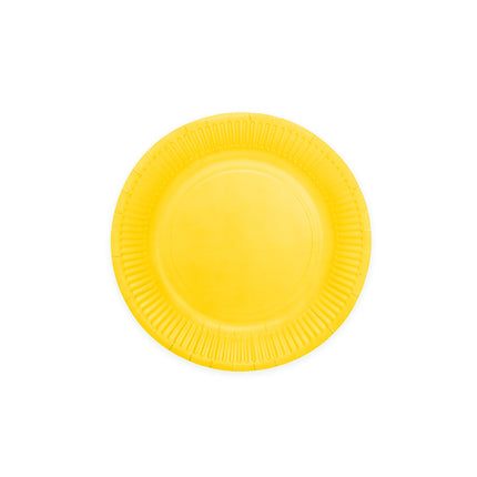 8 papieren Bordjes FSC – Geel