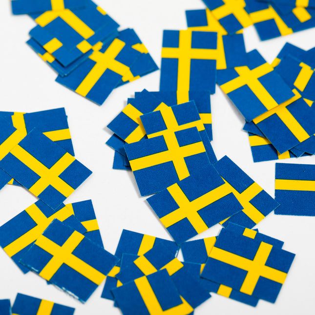 Tafelconfetti papier 150 stuks Zweden
