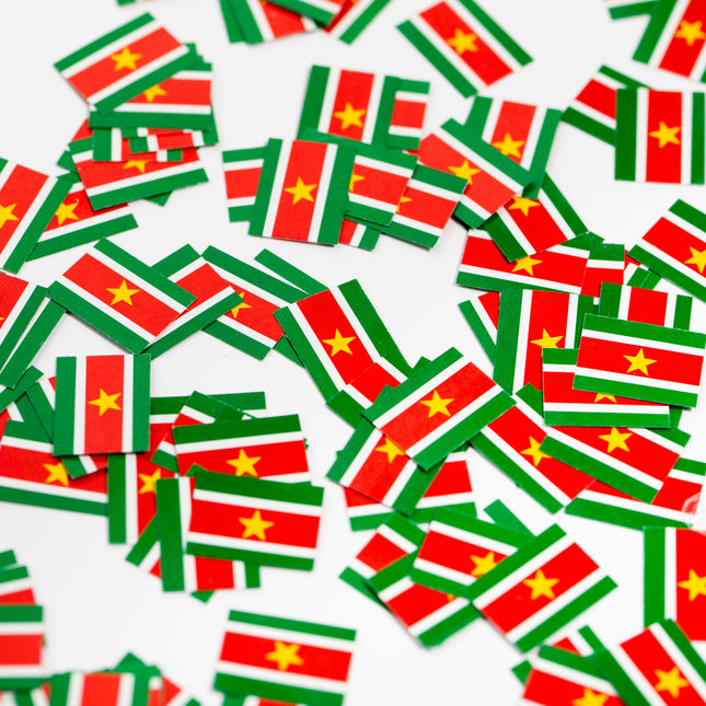 Tafelconfetti papier 150 stuks Suriname