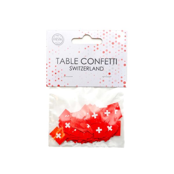 Tafelconfetti papier 150 stuks Zwitserland