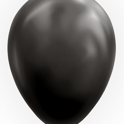 25 Ballonnen 12″ Zwart