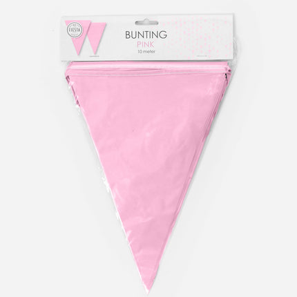 Vlaggenlijn Licht Roze 10 meter
