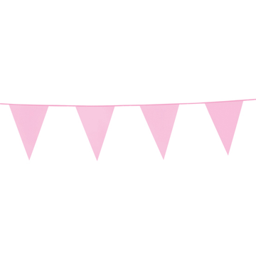 Vlaggenlijn Licht Roze 10m