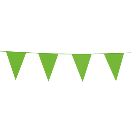 Vlaggenlijn Licht Groen 10 meter
