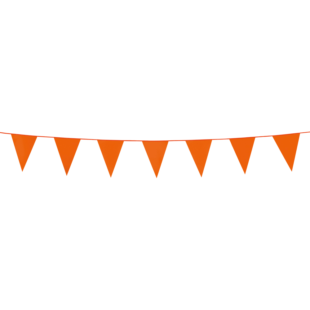 Mini Vlaggenlijn oranje 3 meter