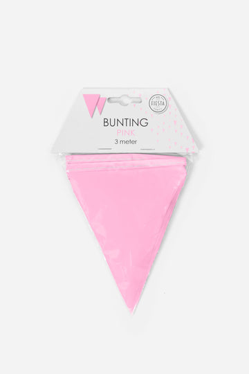Mini Vlaggenlijn baby roze 3 meter