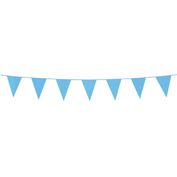 Mini Vlaggenlijn baby blauw 3 meter