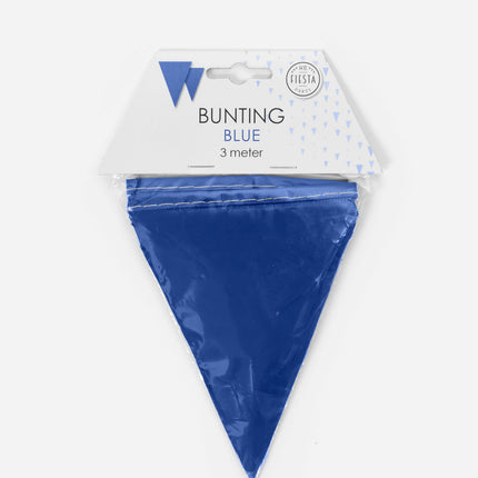 Mini Vlaggenlijn blauw 3 meter