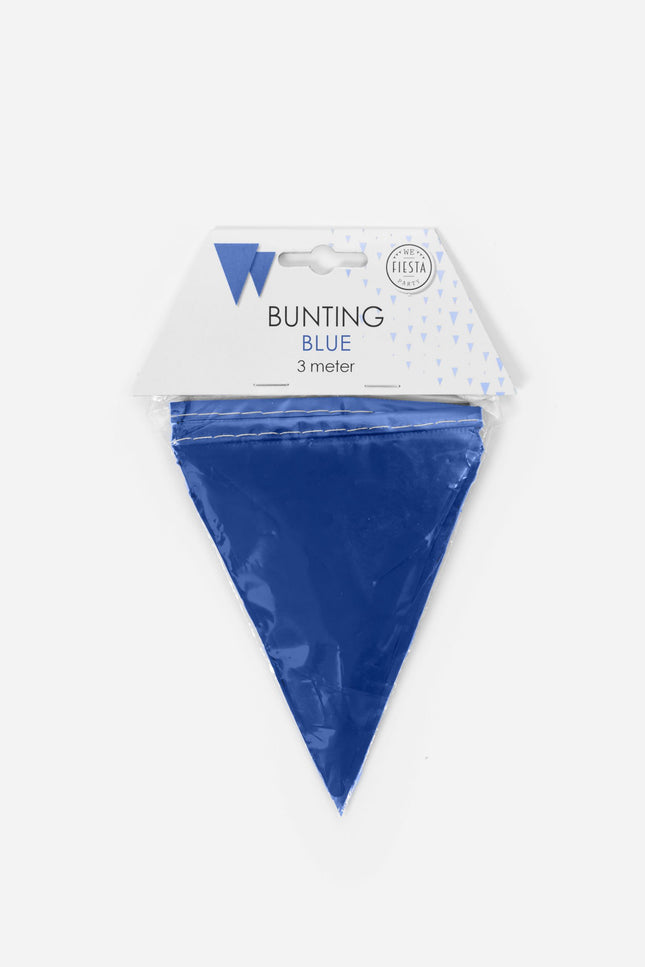 Mini Vlaggenlijn blauw 3 meter