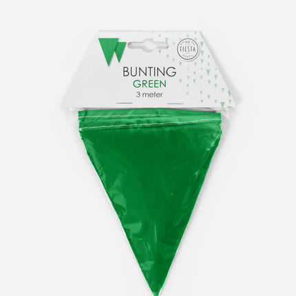 Mini Vlaggenlijn groen 3 meter
