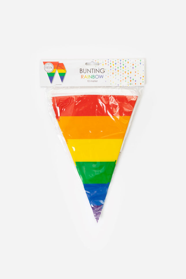 Vlaggenlijn Regenboog 10 meter