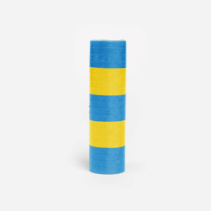Serpentine 20X 4m Geel/Blauw- Vlam vertragend