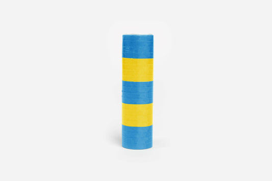 Serpentine 20X 4m Geel/Blauw- Vlam vertragend