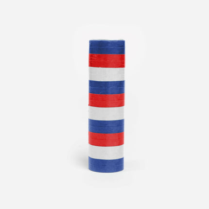 Serpentine 20X 4m Rood/Wit/Blauw - Vlam vertragend