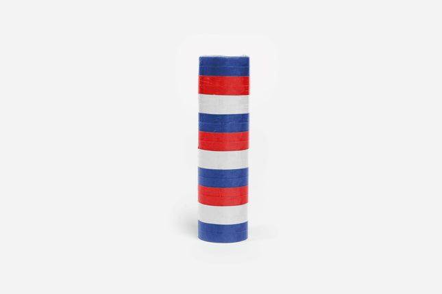 Serpentine 20X 4m Rood/Wit/Blauw - Vlam vertragend